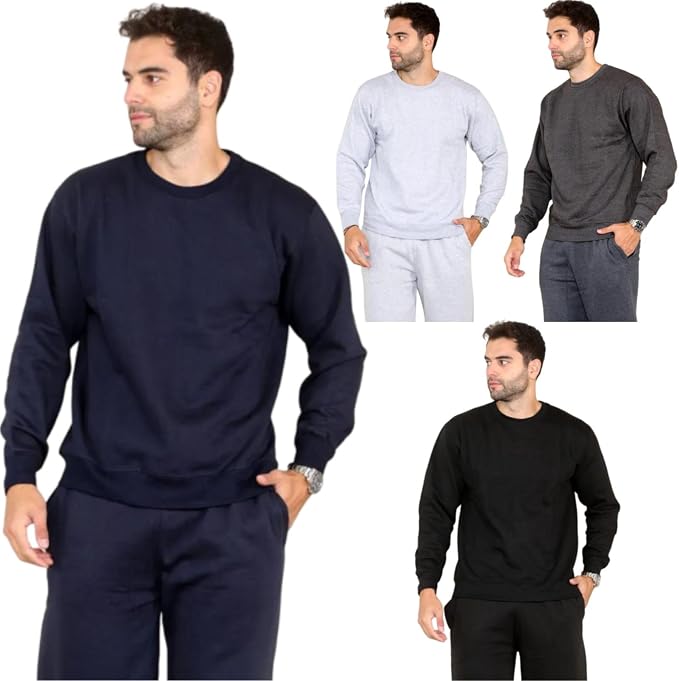 Mens Sweatshirt Crewneck Track Top