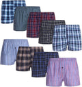 Men's Cotton Boxer Shorts Underwear Woven Checks 3/6/9/12