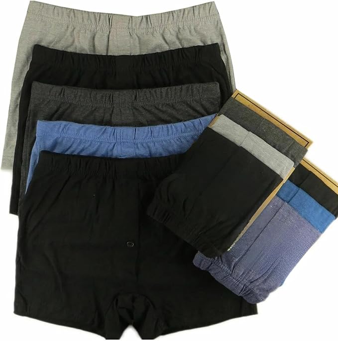 Men's Boxer Shorts Underwear Single Jersey 3/6/9/12