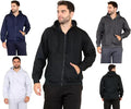 Mens Zip Up Hoodie Hooded Sweatshirt